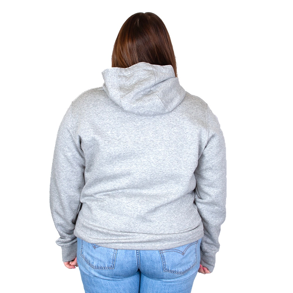 Classic Oregon O, Nike, Grey, Hoodie, Cotton Blend, Women, Unisex, Softball, Sweatshirt, Pullover, 927638